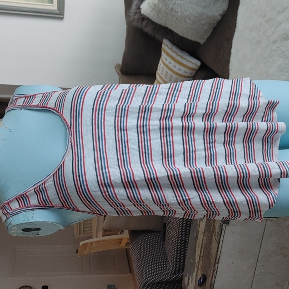 🔥🔥🔥WE THE FREE people Best Night Red white blue Linen tank NWT XS - Picture 3 of 11